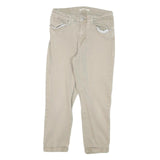 LEVI'S Womens Slim Beige Cotton Blend Jeans W27 L22 Zip Classic Fit Casual