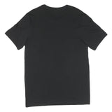 NIKE Mens Black Slogan T-Shirt S Short Sleeve Crew Neck Cotton Sport