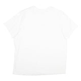 NIKE Mens White Golf T-Shirt XL Short Sleeve Crew Neck Cotton Sportswear