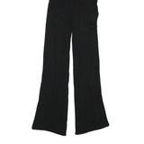 JACK WILLS Womens Black Slim Wide-Leg Polyester Blend Trousers W23 L21