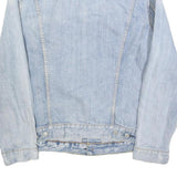 LEVI'S Mens Blue Denim Jacket L Cotton Button Classic Plain Casual Outerwear