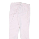 GAP Womens Cotton Blend White Slim Straight Trousers W28 L26 Casual Zip