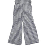 BODEN Womens Blue & White Floral Playsuit Wide-Leg Cotton UK 10 Short Sleeve