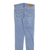 LEVI'S Womens Jeans Blue Slim Skinny Denim Light W27 L32 710 Cotton Blend Zip