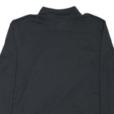 CARHARTT Mens Black 1/4 Zip XL Polyester Blend Sweatshirt Workwear Mechanical