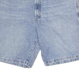 WRANGLER Mens Denim Blue Casual Shorts M W36 Relaxed Fit Utility Style