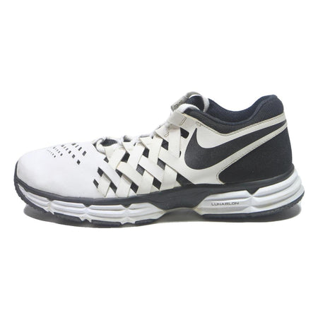 NIKE Lunar TR1 Mens Trainers Black & White Synthetic UK 12 Lightweight Athletic