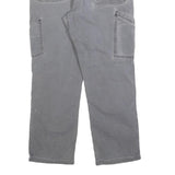 CARHARTT Mens Cotton Blend Grey Relaxed Fit Straight Trousers W34 L27 Workwear