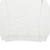 PRO SPIRIT Mens White Crew Neck L Cotton Blend Casual Sweatshirt Pullover