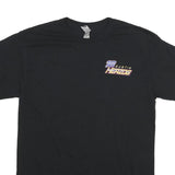 GILDAN Mens Black Austin Herzog Graphic T-Shirt M Short Sleeve Crew Neck Car