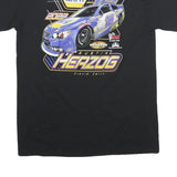 GILDAN Mens Black Austin Herzog Graphic T-Shirt M Short Sleeve Crew Neck Car