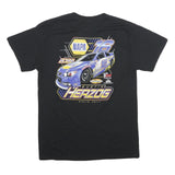 GILDAN Mens Black Austin Herzog Graphic T-Shirt M Short Sleeve Crew Neck Car
