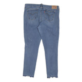 LEVI'S 711 Womens Jeans Blue Regular Skinny Denim Medium W33 L28 Stylish