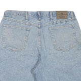 WRANGLER Womens Denim Light Blue Casual Shorts XL W38 Cotton Blend