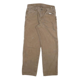 DICKIES Mens Jeans Beige Regular Straight Denim Rinse W32 L32 Workwear Cotton