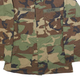 Golden Manufacturing Co Inc Mens Green Brown Cotton Blend Military Jacket S