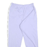 LEVI'S Womens Joggers Purple & White Logo Tape Slim Tapered M W30 L26