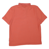 NAUTICA Mens Coral Plain Polo Shirt XL Cotton Blend Short Sleeve Classic Fit