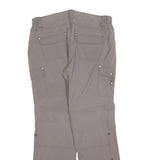 TCM Womens Polyester Blend Beige Regular Leg Trousers W34 L30 Practical Casual