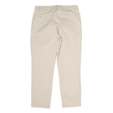 TOMMY HILFIGER Mens Cotton Beige Regular Fit Straight Leg Trousers W28 L24