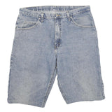 WRANGLER Mens Denim Blue Casual Shorts XL W34 Cotton Blend Classic Fit