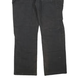DICKIES Mens Black Regular Straight Denim W40 L32 Workwear Zip Closure Jeans