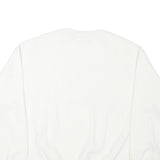 SDI Mens White Golfing Agate Beach Crew Neck M Cotton Blend Sweatshirt