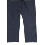 LEVI'S 501 Mens Jeans Blue Regular Straight Denim Dark W30 L26 Classic Button