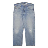LEVI'S 501XX Mens Jeans Blue Regular Straight Denim Light W33 L26 Classic Fit