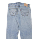 LEVI'S 501XX Mens Jeans Blue Regular Straight Denim Light W33 L26 Classic Fit