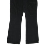 LEVI'S Womens Cotton Blend Black Regular Flared Trousers W32 L31 Stylish Comfort