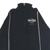 CARHARTT Mens Black Hard Rock Cafe Cable Stripe T-Shirt XL Long Sleeve Crew Neck