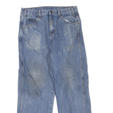 DICKIES Mens Regular Fit Blue Denim Jeans W30 L28 Casual Zip Closure Workwear