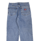 DICKIES Mens Regular Fit Blue Denim Jeans W30 L28 Casual Zip Closure Workwear