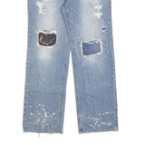 URBAN TRENDY JEANS Mens Jeans Blue Relaxed Straight Denim Light W34 L34