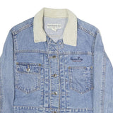 UNION BAY Womens Blue Cotton Denim Jacket M Button Plain Classic Casual