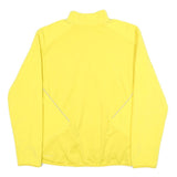 NIKE Womens Yellow Plain Pullover Jumper Crew Neck Basic Knit Size L Sportswear