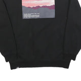 THE NORTH FACE Womens Black Sweatshirt XL Crew Neck Cotton Blend Outdoor Graphic