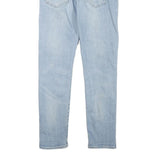 LEVI'S Mens Slim Light Blue Denim Slim Jeans W26 L27 Classic Zip Pockets