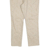 LEVI'S Womens Jeans Beige Slim Straight Denim Light W28 L25 Stylish Patterned