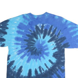 PORT & COMPANY Mens Blue & Navy Tie Dye T-Shirt L Short Sleeve Crew Neck Casual