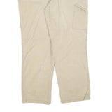 CARHARTT Mens Cotton Blend Beige Relaxed Straight Trousers W38 L32 Utility