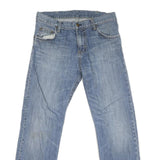 CARHARTT Mens Jeans Blue Regular Straight Denim Light W32 L28 Workwear Casual