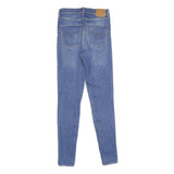 LEVI'S Mile High Super Skinny Womens Jeans Blue Denim Regular Fit Skinny W28 L32