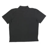 CARHARTT Mens Black Polo Shirt Cotton Blend Short Sleeve Pocket L Logo