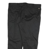 DICKIES Mens Cotton Blend Black Regular Straight Trousers W44 L29 Workwear