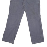 CARHARTT Mens Cotton Blend Blue Loose Straight Trousers W30 L28 Workwear Casual