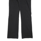 DICKIES Womens Black Slim Straight Trousers W30 L32 Cotton Blend Zip Closure