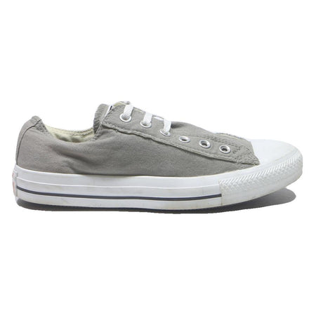 VANS Classic Slip-On Womens Low Top Trainers Grey Cotton Blend UK 7 Casual
