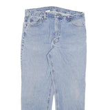 CARHARTT Mens Jeans Blue Relaxed Straight Denim Light W36 L30 Casual Workwear